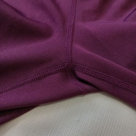 RAG High Waisted Mesh Panels Capri Length Plus Size Active Leggings Women's 2X - Picture 4 of 12